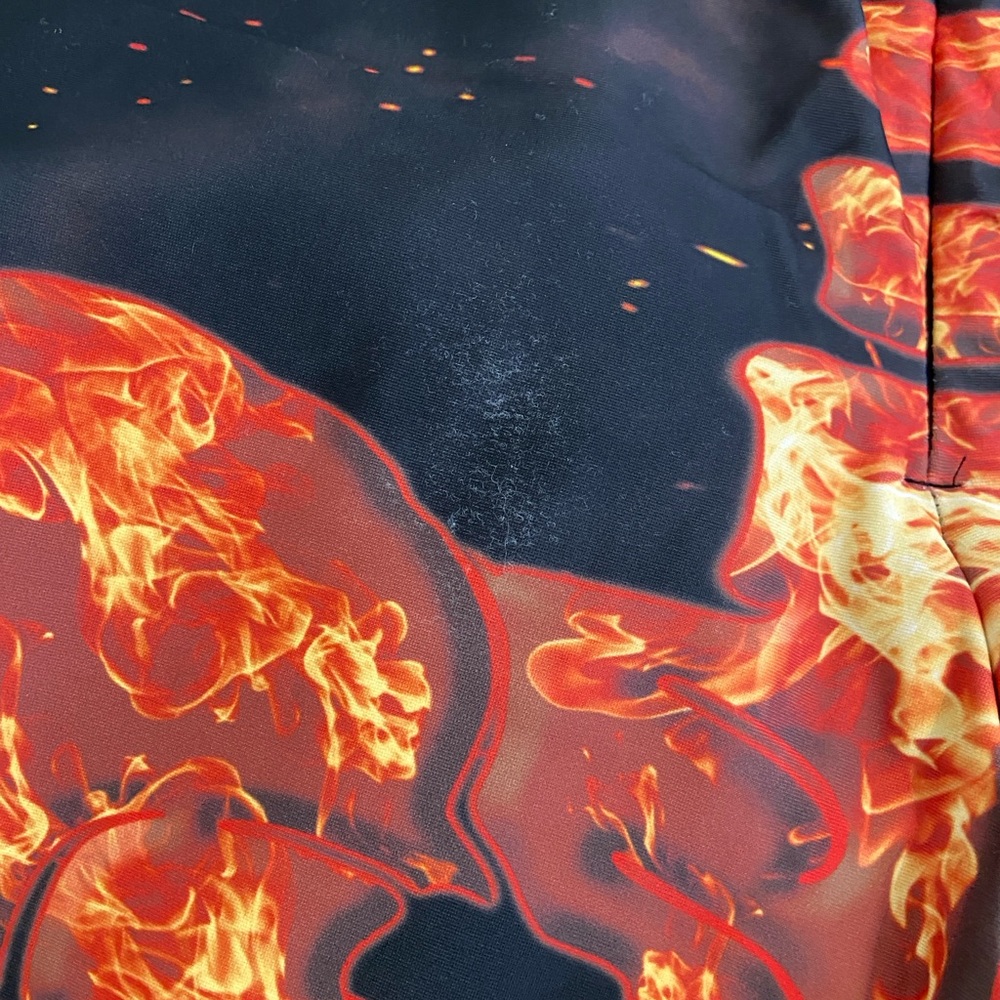 Badinka Raging Flames Keyhole Romper - Picture 4 of 5